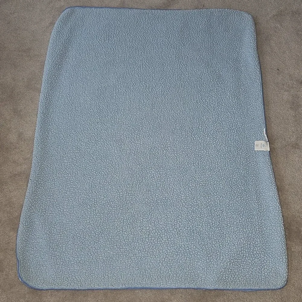 Cloud Island Blue White Stars Baby Blanket Fleece Sherpa Soft